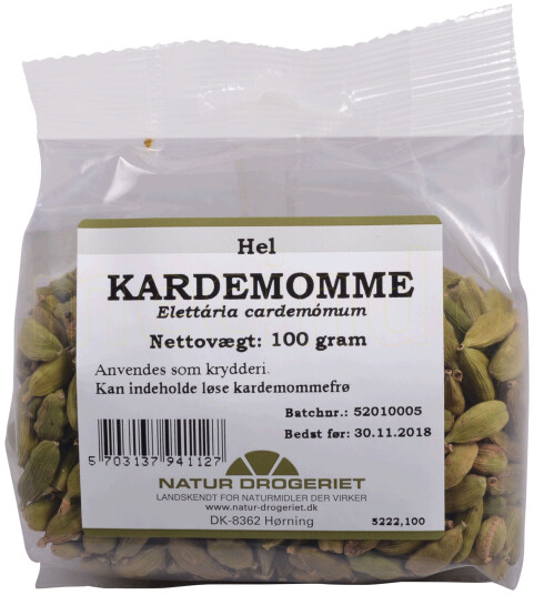 Natur Drogeriet Natur-Drogeriet Kardemomme Hel Grøn 100g