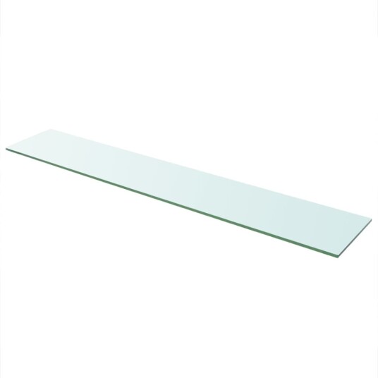 vidaXL Hyllepanel klart glass 110x20 cm vidaXL Hyllepanel klart glass 110x20 cm