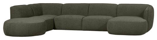 WOOOD Polly U-sofa, Grå Unoliving WOOOD Polly U-sofa, Grå Unoliving