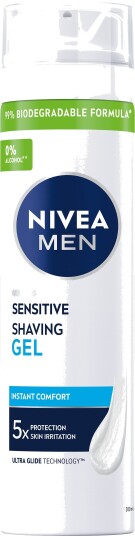 NIVEA MEN Sensitive Shaving Gel 200ml