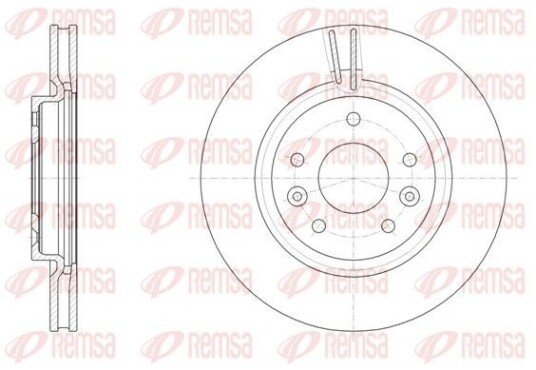 Bremseskive REMSA 61581.10 Bremseskive REMSA 61581.10