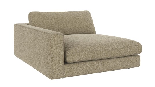 Rowico Home Duncan 1,5 seters sjeselong V Grønn Max 55 129 x 150 x 78 cm Grønn