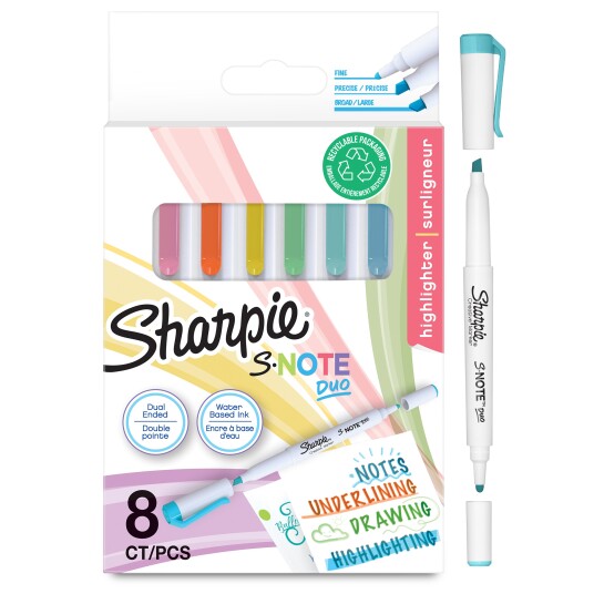 Sharpie S-Note Duo 8-Blister 2182116