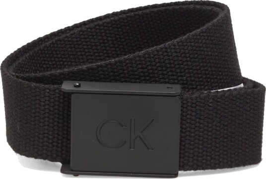 Calvin Klein Golf Ck Monogram Buckle Belt Black ONE SIZE Calvin Klein Golf Ck Monogram Buckle Belt Black ONE SIZE