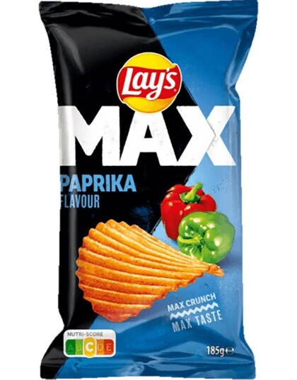 Lays Max Paprika 185 gram Lays Max Paprika 185 gram