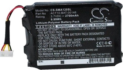 Cameron Sino Batteri For GPS Satmap Active 10