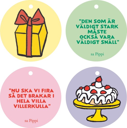 Hedlundgruppen Hengemerker Pippi Langstrømpe 20-pakning 717006