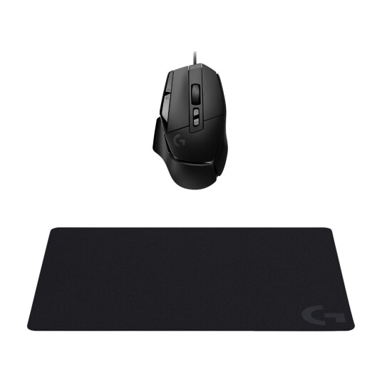 Logitech G502 X Gamingmus med G240 Musematte - Kablet, Optisk, Svart Logitech G502 X Gamingmus med G240 Musematte - Kablet, Optisk, Svart