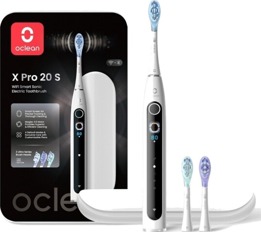 Oclean X Pro 20 Elektrisk Tannbørste Wifi Hvit med Smart Sonic Teknologi