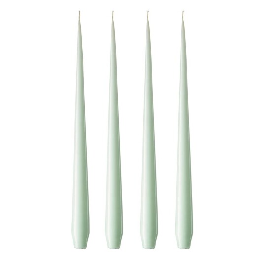 Ester & Erik lys42 cm 4-stk. lakket Water mint 03-0