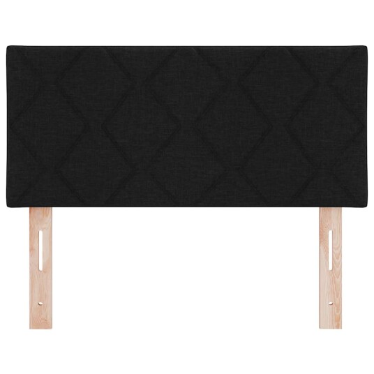 Hodegavl med Diamantblokker Design Svart 100 cm Stoff Hodegavl med Diamantblokker Design Svart 100 cm Stoff