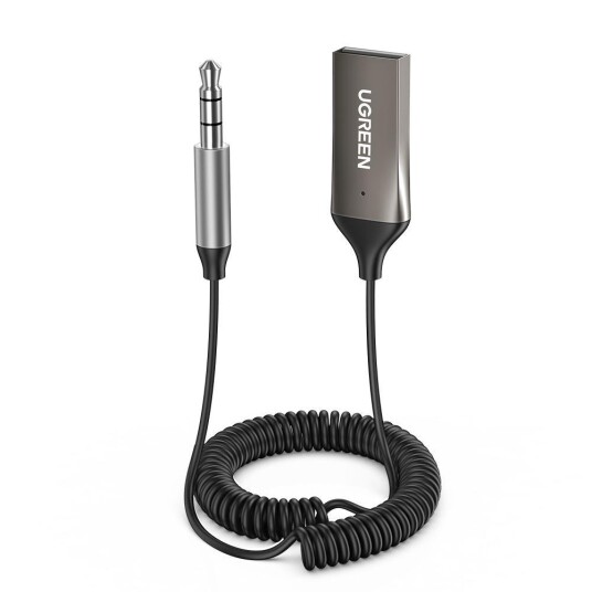 Ugreen Bluetooth 5.0 Aux Adapter USB-A 2.0 - Trådløs Lydoverføring Ugreen Bluetooth 5.0 Aux Adapter USB-A 2.0 - Trådløs Lydoverføring