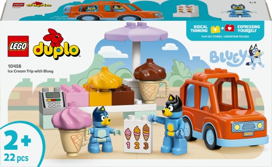 LEGO DUPLO Bluey 10458 På iskremtur med Bluey