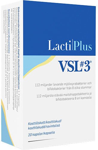 LactiPlus VSL 3 20 kapsler LactiPlus VSL 3 20 kapsler