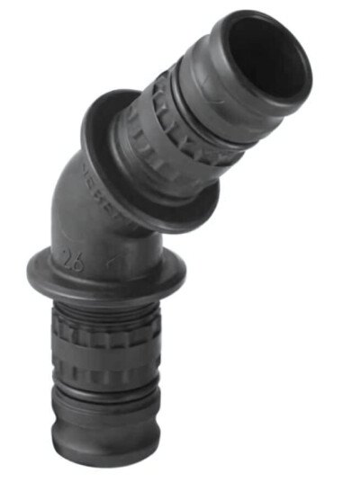 Geberit Mepla 32mm 45° Vinkel for Varme og Tappevann