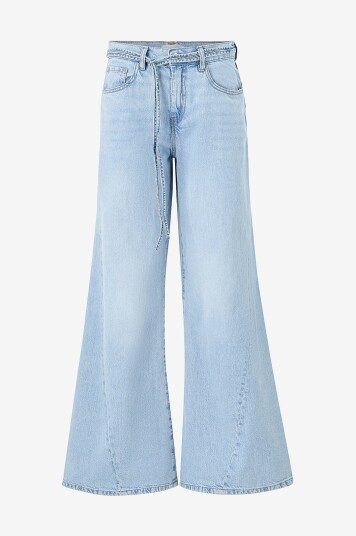 Gina Tricot Jeans Twisted Wide Jeans Blå Gina Tricot Jeans Twisted Wide Jeans Blå