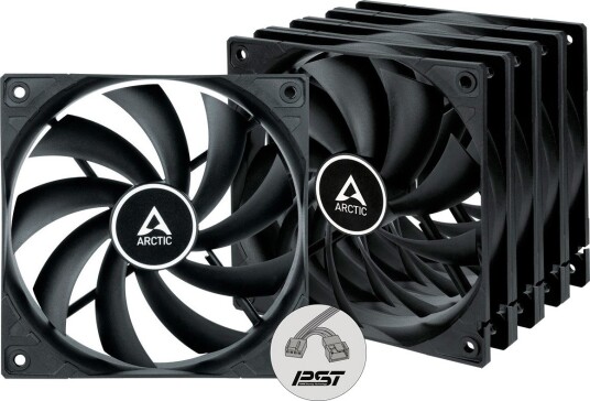 Arctic F12 PWM PST PC-vifte 120mm 1350 RPM 5-pakning