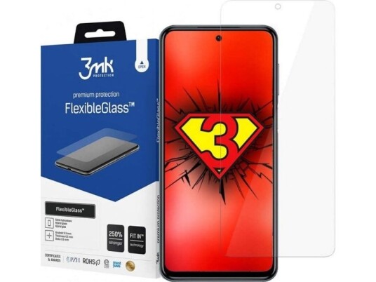 3Mk FlexibleGlass Hybrid Skjermbeskytter til Xiaomi Redmi Note 10 Pro 7H
