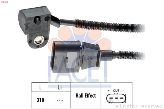 Sensor, kamakselposisjon FACET 9.0456