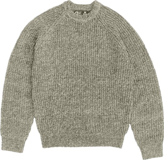 Salty Crew Men's Harbor Fishermans Knit Natural Heather S