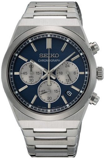 Seiko Herreklokke SSB453P1 Sport Blå/Stål Ø40 mm Seiko Herreklokke SSB453P1 Sport Blå/Stål Ø40 mm
