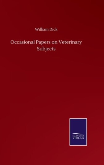 Occasional Papers on Veterinary Subjects Occasional Papers on Veterinary Subjects