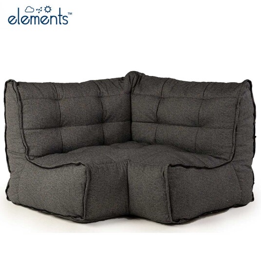 Link Corner Modulsofa Titanium Weave
