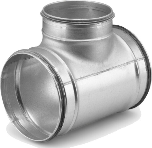 T-Rør Fresh Galvanisert Ø125/125 mm