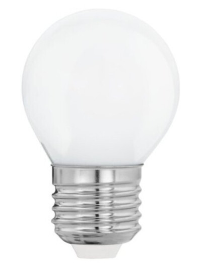 Eglo Led Form: G45 E27 4 W Klasse E Varmt Hvitt Lys Opal