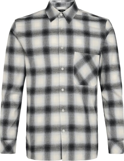 Mads Nørgaard Flannel Check Sune Shirt   SKY CAPTAIN CH.   S
