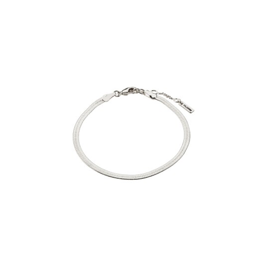 Pilgrim JOANNA flatt snake chain armbånd sølvbelagt Pilgrim JOANNA flatt snake chain armbånd sølvbelagt