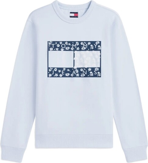 Tommy Jeans Tjw Reg Novelty Crew Ext SHEER BLUE L