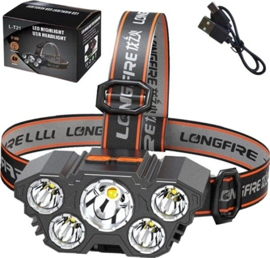 Lean hodelykt LED- 5 Dioder 4 Lysmoduser