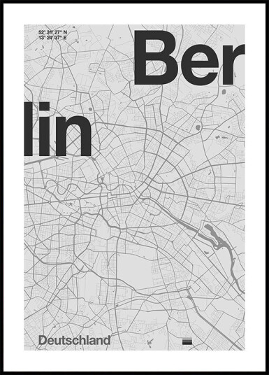 Berlin Plakat Plakat / 30x40cm