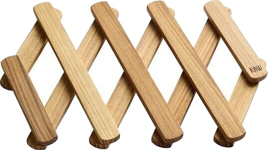 Aida RAW Teak gryteunderlag utfellbart 60 cm Aida RAW Teak gryteunderlag utfellbart 60 cm