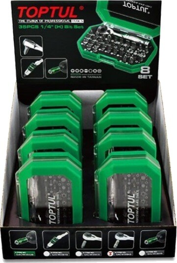 TOPTUL GACW3504S Skrutrekker bitssett TOPTUL GACW3504S Skrutrekker bitssett