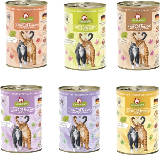 GranataPet DeliCatessen Våtfôr Smakspakke III Uten Fisk 24x400g GranataPet DeliCatessen Våtfôr Smakspakke III Uten Fisk 24x400g