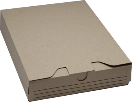 Arkivæske Master"in Access Indre Dim: 320 X 245 X 58 Mm 1 Lags E Flute 2.000 Mm Fefco 0426 Brun   50 Stk.
