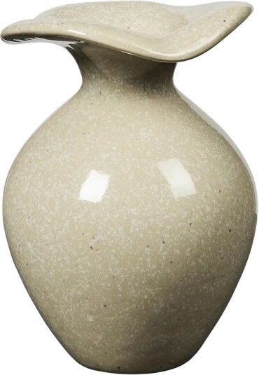 Broste Copenhagen Florentina vase XS 14 cm Beige