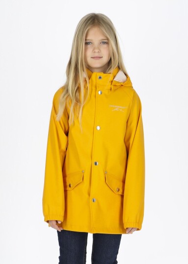 Swedemount Väderöarna Jacket Jr Mustard Yellow 150 Regnjakker