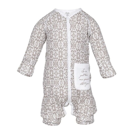 Pysjamas til baby Tuva pysj Fjellstrikk Beige Pysjamas til baby Tuva pysj Fjellstrikk Beige