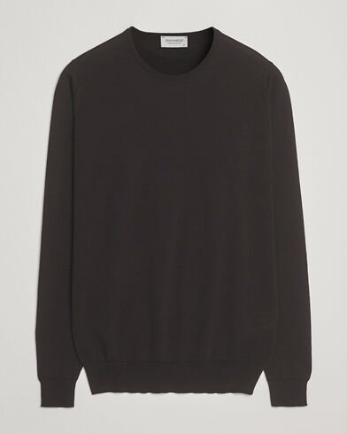 John Smedley Lundy Extra Fine Merino Crew Neck Faulkner Brown John Smedley Lundy Extra Fine Merino Crew Neck Faulkner Brown