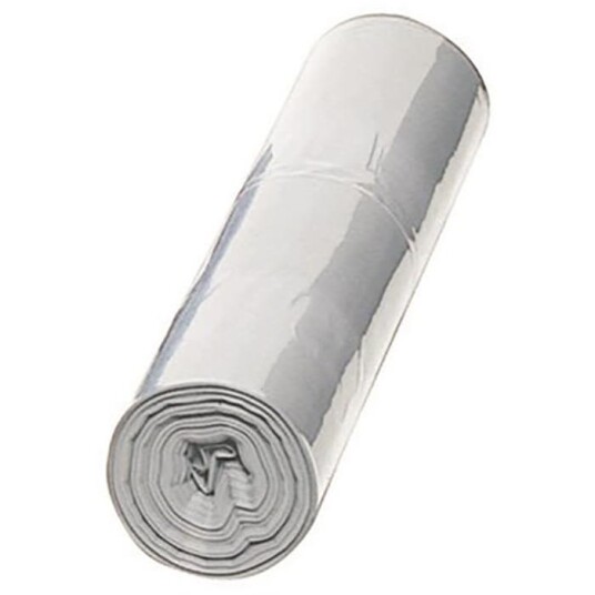 Rullpack 233910X Søppelsekk 125 liter, transparent 25 stk./rull, transparent, Lager & miljø