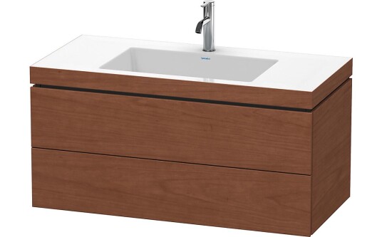 Duravit L-Cube Servantskap m/2 skuffer 1000x500x480 mm Amerikansk Valnøtt