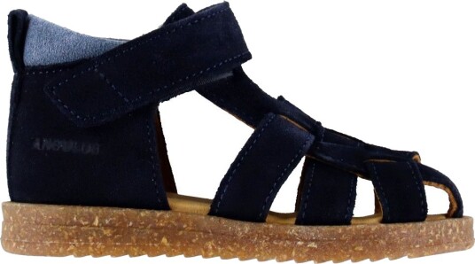 ANGULUS Sandals Flat Closed Toe Navy 21 ANGULUS Sandals Flat Closed Toe Navy 21