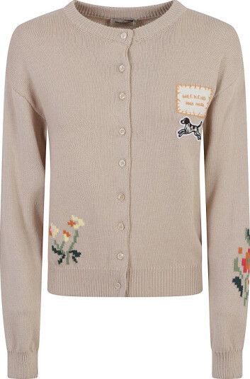 Weekend Max Mara Dame Strikkevarer Brun M,