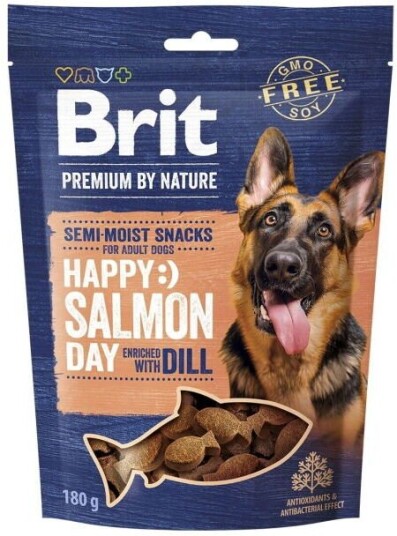 Brit Premium By Nature Hundegodbiter Laks & Dill 180 G