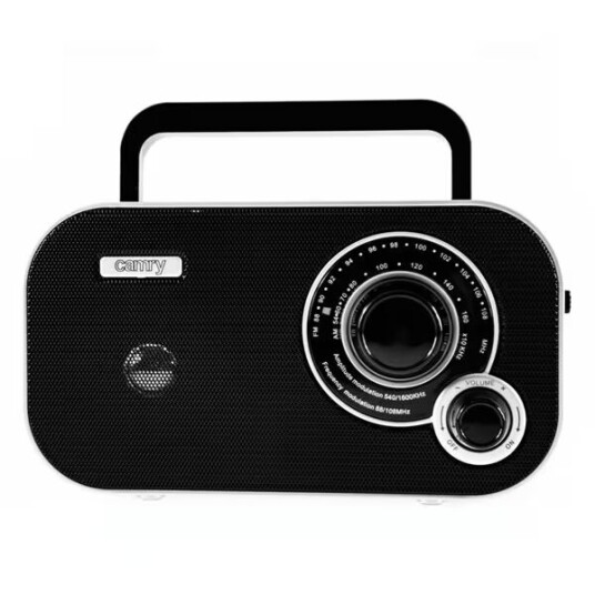 Camry CR 1140 Bærbar AM/FM Radio med USB-tilkobling Sølv