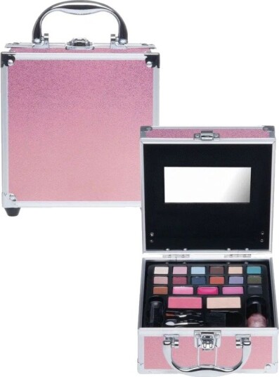 Casuelle Makeup Sminkekoffert Mini Gavesett Rosa