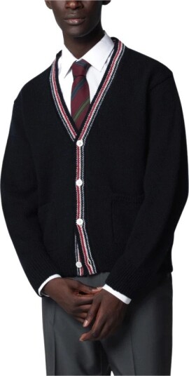 Thom Browne Herre Strikkevarer Blå L,